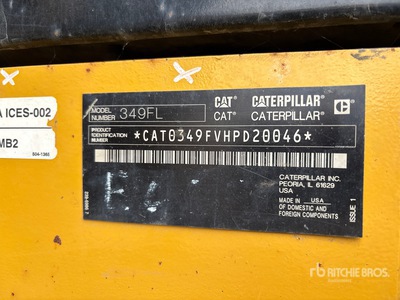 2018 Cat 349F L Escavatore cingolato