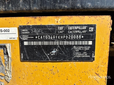 2018 Cat 349F L 油圧ショベル