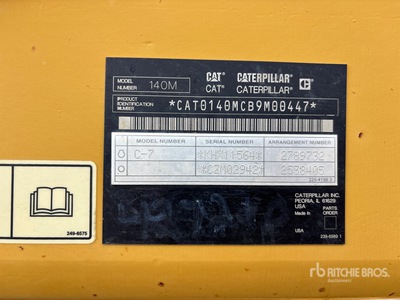 2008 Cat 140M VHP Plus Motoniveladora