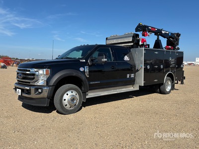 2022 Ford F-550 Lariat 4x4 Crew Cab Service Truck