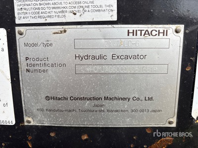 2022 Hitachi ZX470LC-6 VG Tracked Excavator