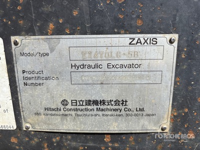 2017 Hitachi ZX470LC5 VG Rupsgraafmachine