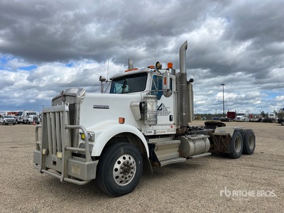 2009 Kenworth W900 6x4 T/A Day Cab Truck Tractor