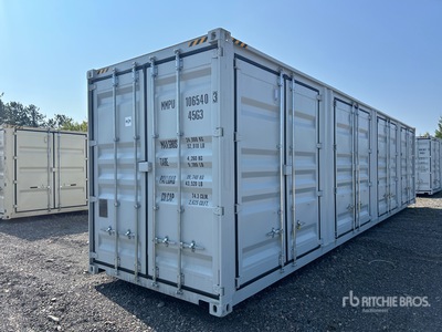 2025 40 ft High Cube Multi-Door Contenedor de almacenamiento
