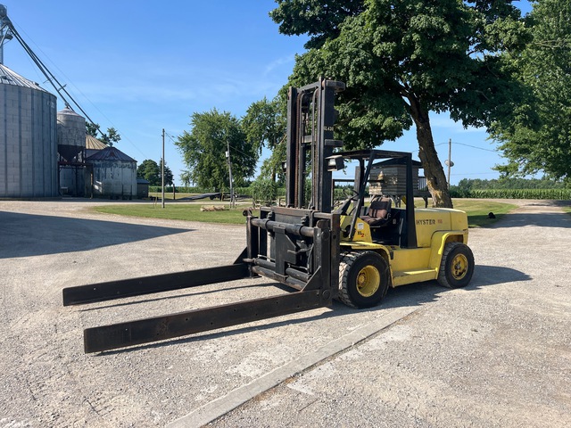 1997 Hyster H155XL 14800 lb 4x2 Rough Terrain Forklift