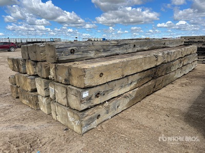 Quantity of (7) 4 ft x 20 ft Crane Mats