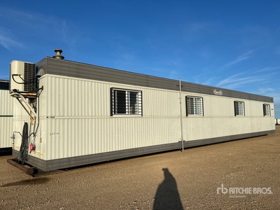 2007 Travelaire TS601 60 ft x 12 ft Skid-Mounted Mobiel kantoor