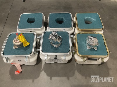 (3) CPI Econco Y633C Electron Tubes w/Cases