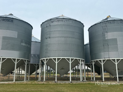 Westeel-Rosco +/- 4400 bu 6 Ring Hopper Grain Bin