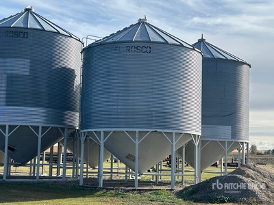 Westeel-Rosco +/- 3300 bu 5 Ring Hopper Grain Bin