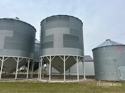 Westeel-Rosco +/- 4400 bu 6 Ring Hopper Grain Bin