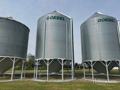 Goebel +/- 4400 bu 5 Ring Hopper Grain Bin