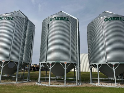 Goebel +/- 4400 bu 5 Ring Hopper Grain Bin