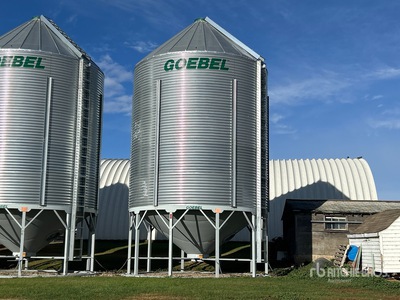 Goebel +/- 4900 bu 5 Ring Hopper Grain Bin