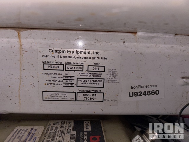 ELEVADOR TIJERA 2016 HYBRID HB1430
