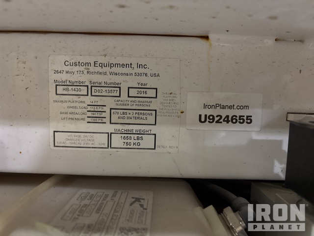 ELEVADOR TIJERA 2016 HYBRID HB1430