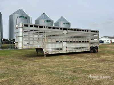 1981 Wilson 45 ft T/A Remorque transport d'animaux
