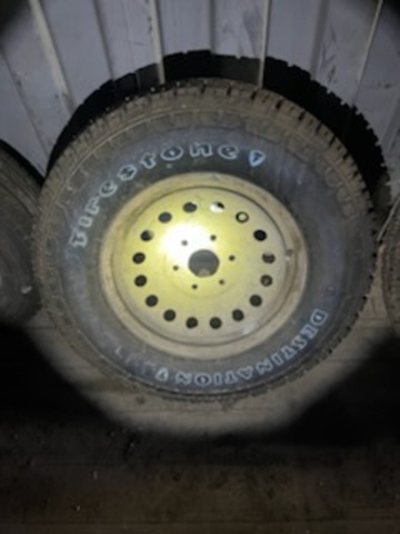 Quantity of (3) Firestone Destination LT265/70R17 Tires - Fits Chev rims Quantity of (3) Firestone Destination LT265/70R17 Tires - Fits Chev rims