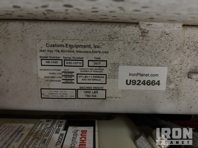 ELEVADOR TIJERA 2016 HYBRID HB1430