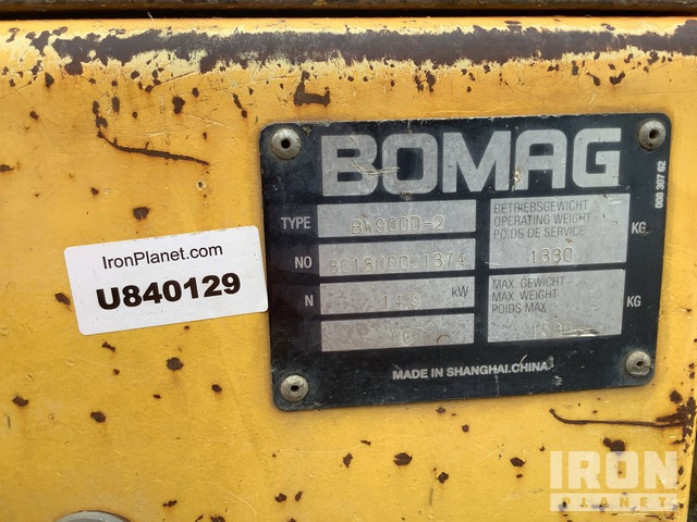 COMPACTADOR 2007 BOMAG BW900D2
