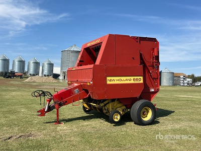 1994 New Holland 660 Auto-Wrap Enfardadora cilíndrica
