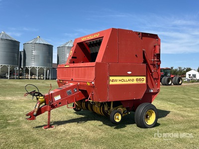 1994 New Holland 660 Auto-Wrap Enfardadora cilíndrica