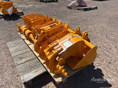 Quantity of (8) 2025 VICSEC Cat 301 VCA-8 Mini Excavator Attachment Set (Unused)