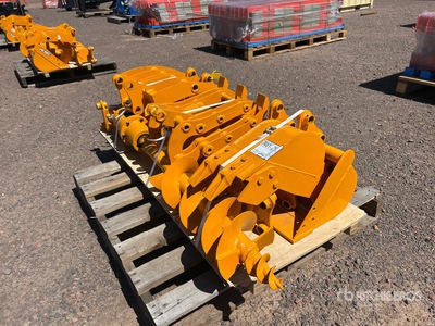 Quantity of (8) 2025 VICSEC Cat 301 VCA-8 Mini Excavator Attachment Set (Unused)