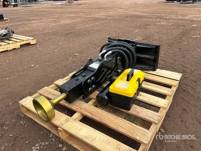 2025 GIYI GY-D45 Mini Skid Steer Post Driver (Unused)