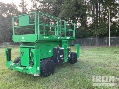 2014 Genie GS4390RT Diesel 4x4 Scissor Lift