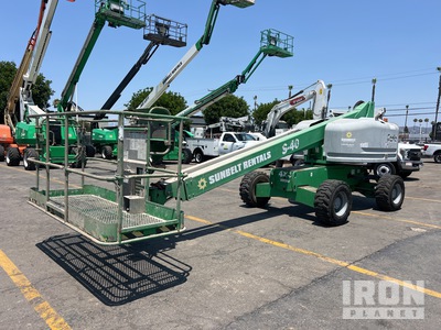 2016 Genie S-40 4WD Diesel Telescopic Boom Lift