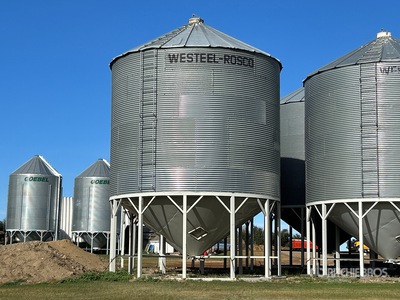Westeel-Rosco +/- 4400 bu 6 Ring Hopper Grain Bin