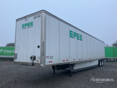 2017 Wabash DVCVHPC 53 ft x 102 in T/A Rimorchio furgonato