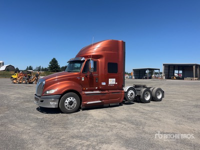 2014 International ProStar LF687 8x4 Tri/A Sleeper Truck Tractor