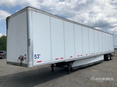 2015 Wabash 53 ft x 102 in T/A バントレーラー