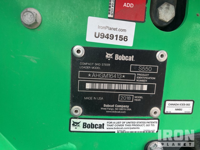MINI CARGADOR SOBRE RUEDAS 2018 BOBCAT LOADER