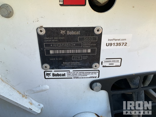 MINI CARGADOR SOBRE RUEDAS 2018 BOBCAT LOADER