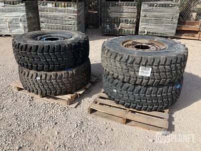 (4) Goodyear 395/85R20 Tires w/Wheels