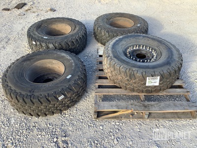 (4) BF Goodrich 37X12.50R16.5LT Tires w/Wheels