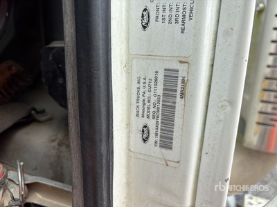 2012 Mack GU713 Granite 6x4 Winch Truck