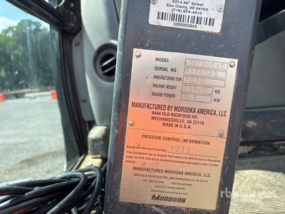 2012 Morooka MST2200 Crawler Carrier w/2013 Ditch Witch Vacuum Excavator