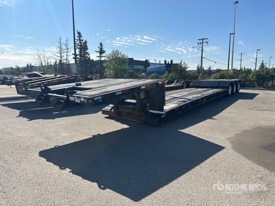 2014 Fontaine T/A Double Drop Removable Gooseneck Lowboy Trailer