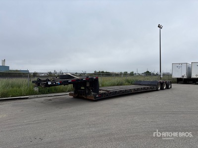 2014 Fontaine T/A Double Drop Removable Gooseneck Lowboy Trailer