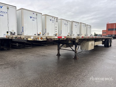 2008 Lode King PFL48-2 48 ft T/A Flatbed Trailer