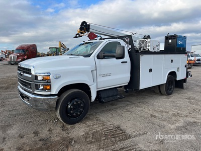 2023 Chevrolet Silverado 5500 HD WT 4x2 Camion de servicios (Unused)