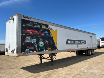 2001 Great Dane 53 ft x 102 in T/A Tool Crib Van Trailer