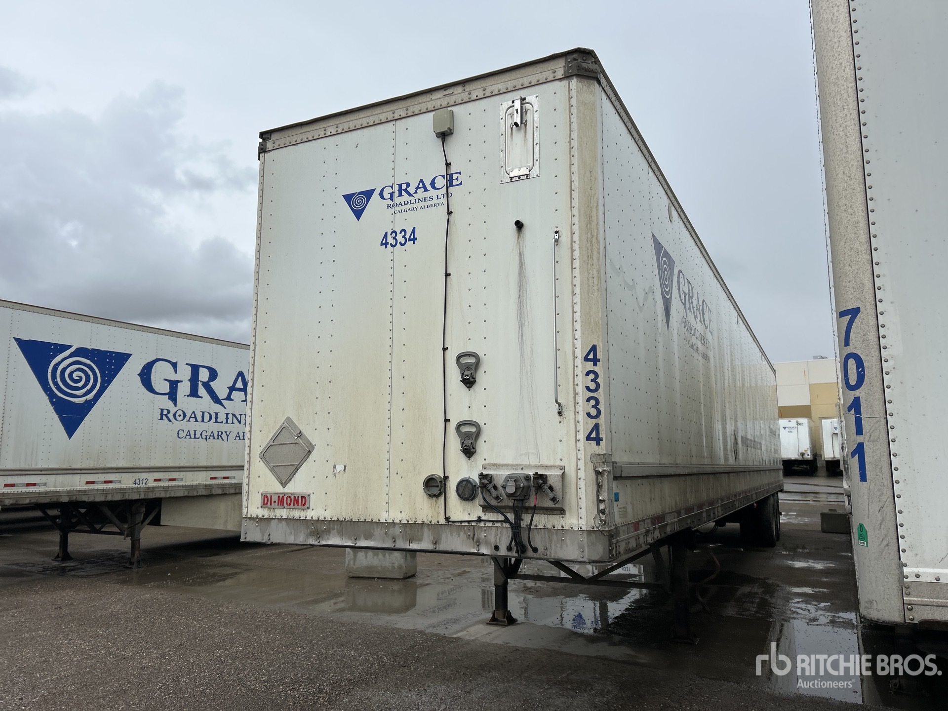 2019 Di-Mond 53 ft T/A Van Trailer