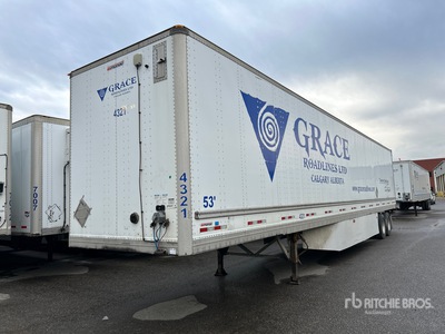 2017 Manac 53 ft x 102 in T/A Remorque fourgon