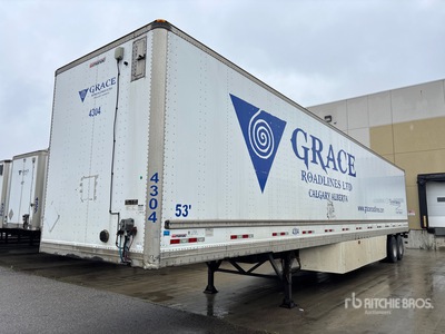 2017 Manac 53 ft T/A Van Trailer