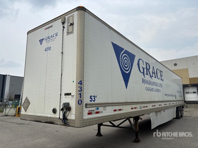 2016 Manac 53 ft T/A Van Trailer